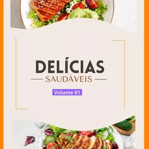 Imagem de capa para o Ebook Delicias Saudáveis
