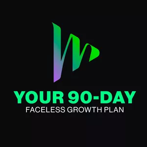 Cover image for Ebook Your 90-Day Faceless Growth Plan
