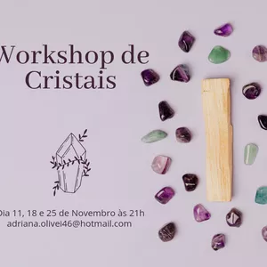 Imagem de capa para o Curso online Workshop de Cristais