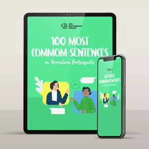 Imagem de capa para o Ebook 100 Most Common Sentences in Brazilian Portuguese