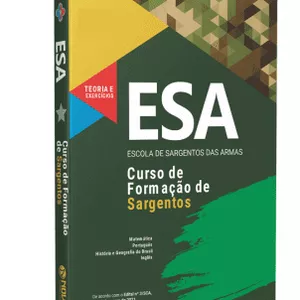 Imagem de capa para o Ebook   Escola de Sargentos das Armas - ESA - 2021