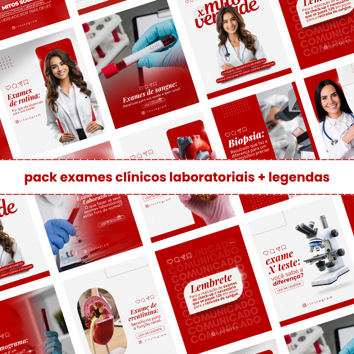 Imagem do curso PACK CANVA EXAMES CLÍNICOS E LABORATORIAIS