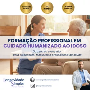 Imagem do curso Formação Profissional em Cuidado Humanizado ao Idoso