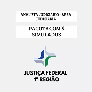 Imagem de capa para o Curso online PACOTE DE SIMULADOS – TRF1 - ANALISTA JUDICIÁRIO - ÁREA JUDICIÁRIA