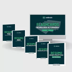 Imagem de capa para o Curso online FLASHCARDS + RESUMOS afecções neurológicas de rotina veterinária