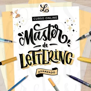 Imagen de portada para Curso online MASTER DE LETTERING - Curso Online de Nivel Avanzado