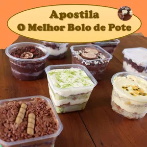 Imagem de capa para o Ebook Apostila - O Melhor Bolo de Pote