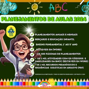 Planejamentos de Aulas BNCC 2024 grátis