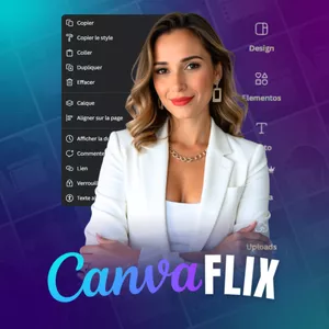 Imagem de capa para o Curso online Canvaflix |  Desing com Canva