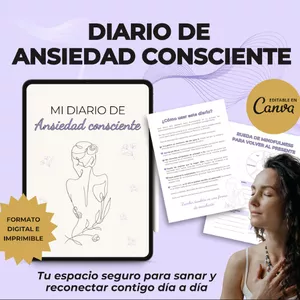 Imagen de portada para Ebook DIARIO DE ANSIEDAD CONSCIENTE