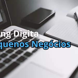 Imagem de capa para o Ebook Marketing Digital para Pequenos Negócios