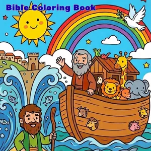 Cover image for Ebook My First Bible Stories: A coloring book to dream and grow