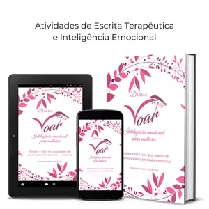 Imagem de capa para o Ebook Guia Prático de Inteligência Emocional para Mulheres - Diário VOAR