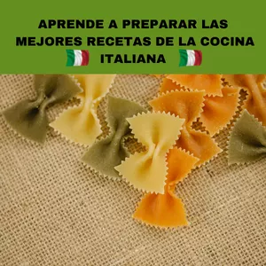 Imagem principal do produto Aprende a praparar las mejores recetas de la cocina Italiana