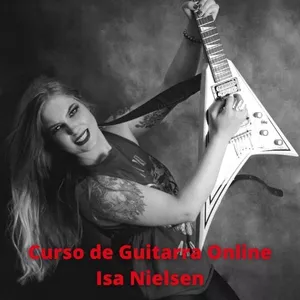 Imagem de Da Palhetada ao Solo: Curso de Guitarra Rock Online criado por Isa Nielsen na hotmart