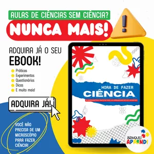Imagem de capa para o Ebook EBOOK - HORA DE FAZER CIÊNCIA