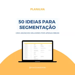 Imagem de capa para o Curso online 50 modelos de segmentação de anúncios