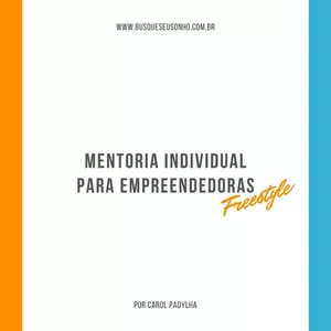 Imagem de capa para o Serviço online Mentoria para Empreendedoras Freestyle