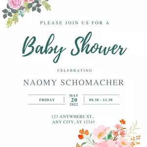 Cover image for Ebook Invitación de baby shower 