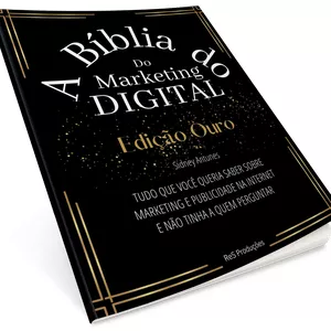Imagem de capa para o Ebook A Bíblia do Marketing Digital "Edição Ouro"