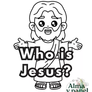 Cover image for Ebook Who is Jesus? Coloring Book