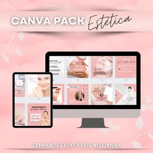Imagem do curso Canva Pack  Estética