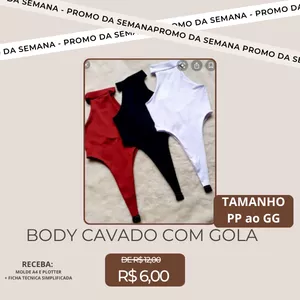 Imagem de capa para o Curso online Molde Body Cavado com Gola #Promo1