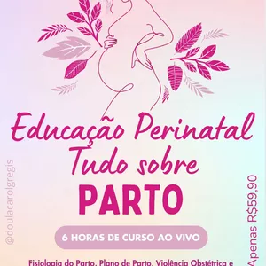 Imagem de capa para o Evento online Curso Educação Perinatal: Tudo sobre PARTO