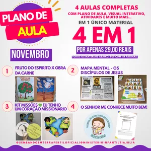 Imagem do curso PLANEJAMENTO DE AULA PERSONALIZADO PARA NOVEMBRO 📚📝💛