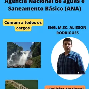 Imagem do curso Legislação aplicada a  Agência Nacional de Águas e Saneamento Básico (ANA)