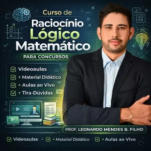 Imagem de Curso de Raciocínio Lógico Matemático para Concursos criado por Leonardo Mendes na hotmart