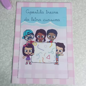 Imagem de capa para o Ebook Apostila Treino Da Letra Cursiva