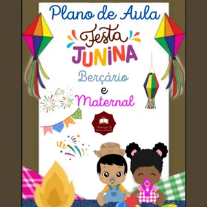 Imagem de capa para o Ebook PLANO DE AULA - FESTA JUNINA- BERÇÁRIO E MATERNAL