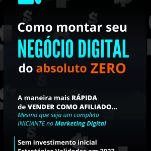 Imagem de capa para o Ebook Como Começar seu Negócio Online do Absoluto Zero