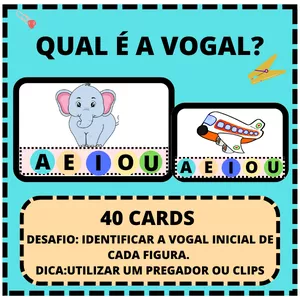 Imagem de capa para o Ebook QUAL É A VOGAL?