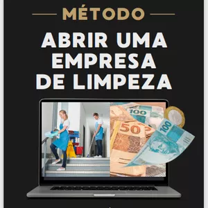 Imagem de capa para o Ebook MÉTODO ABRIR UMA EMPRESA DE LIMPEZA