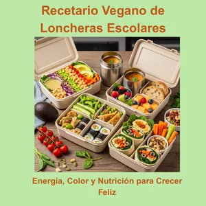 Imagen de portada para Ebook RECETARIO VEGANO DE LONCHERAS ESCOLARES
