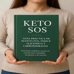 Imagen de portada para Curso online Manual Keto SOS  Guía práctica de sustitutos, índice glicémico y porcentajes de carbohidratos