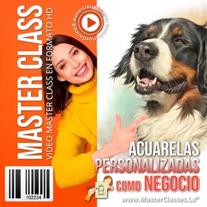 Imagen de portada para Curso online Acuarelas Personalizadas Como Negocio