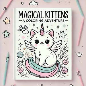 Cover image for Ebook Magical Kittens: A Coloring Adventure 2