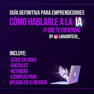 Imagen de portada para Ebook Cómo Hablarle a la IA (y que te Entienda) para Emprendedores