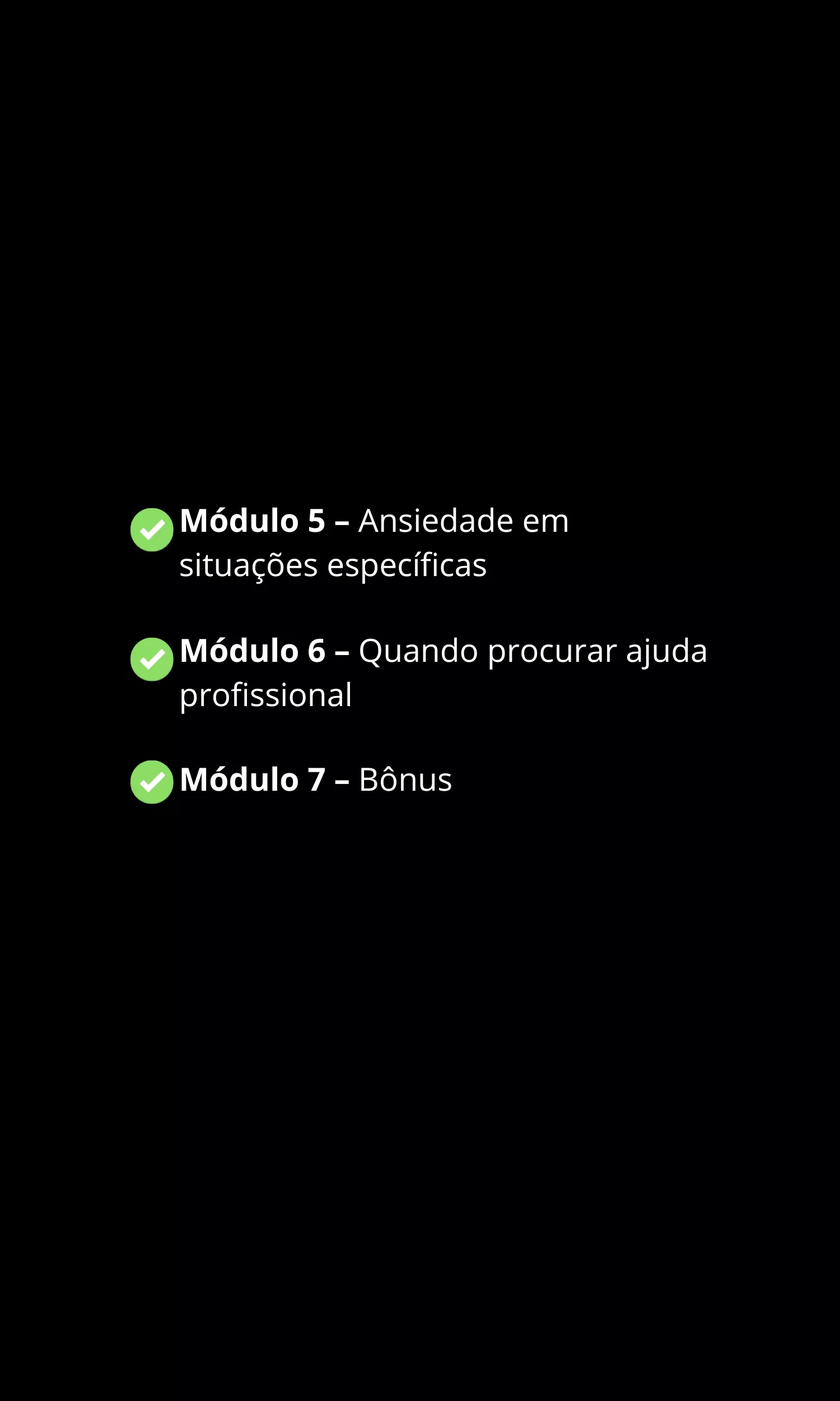 curso contra crise de ansiedade