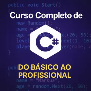 Imagem de capa para o Ebook Curso Completo de C# – Do Básico ao Profissional