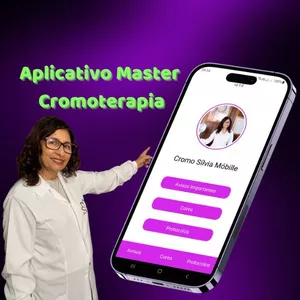 Imagem de capa para o Curso online Aplicativo Master cromoterapia Sílvia Móbille