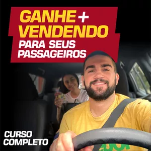 Imagem de Técnicas de vendas para motoristas de aplicativos - CURSO COMPLETO + EBOOK criado por Felipe Vargas na hotmart