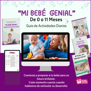 Imagen de portada para Curso online "Mi Bebé Genial" Guía de 0 a 11 Meses
