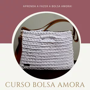Imagem principal do produto Curso de Crochê - Bolsa Amora