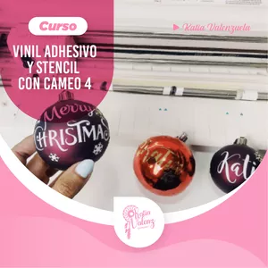 Imagen de portada para Curso online Curso de Vinil Adhesivo y Stencil con Cameo 4