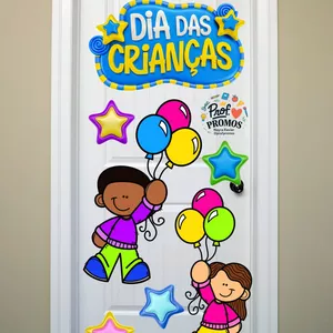 Imagem de capa para o Ebook Painel de Porta Estrelas – Dia das Crianças 🎉