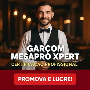 Imagem do curso Garçom MesaPro Xpert – Certificação Profissional 